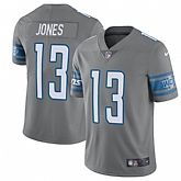 Nike Men & Women & Youth Lions 13 T.J. Jones Gray Color Rush Limited Jersey,baseball caps,new era cap wholesale,wholesale hats